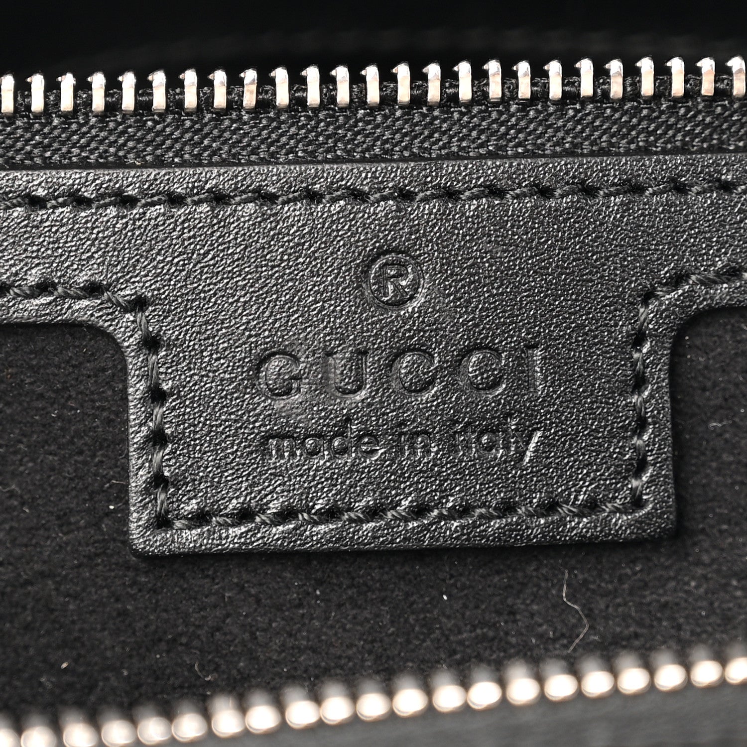 Gucci Calfskin Petite GG Small Tote Bag Black