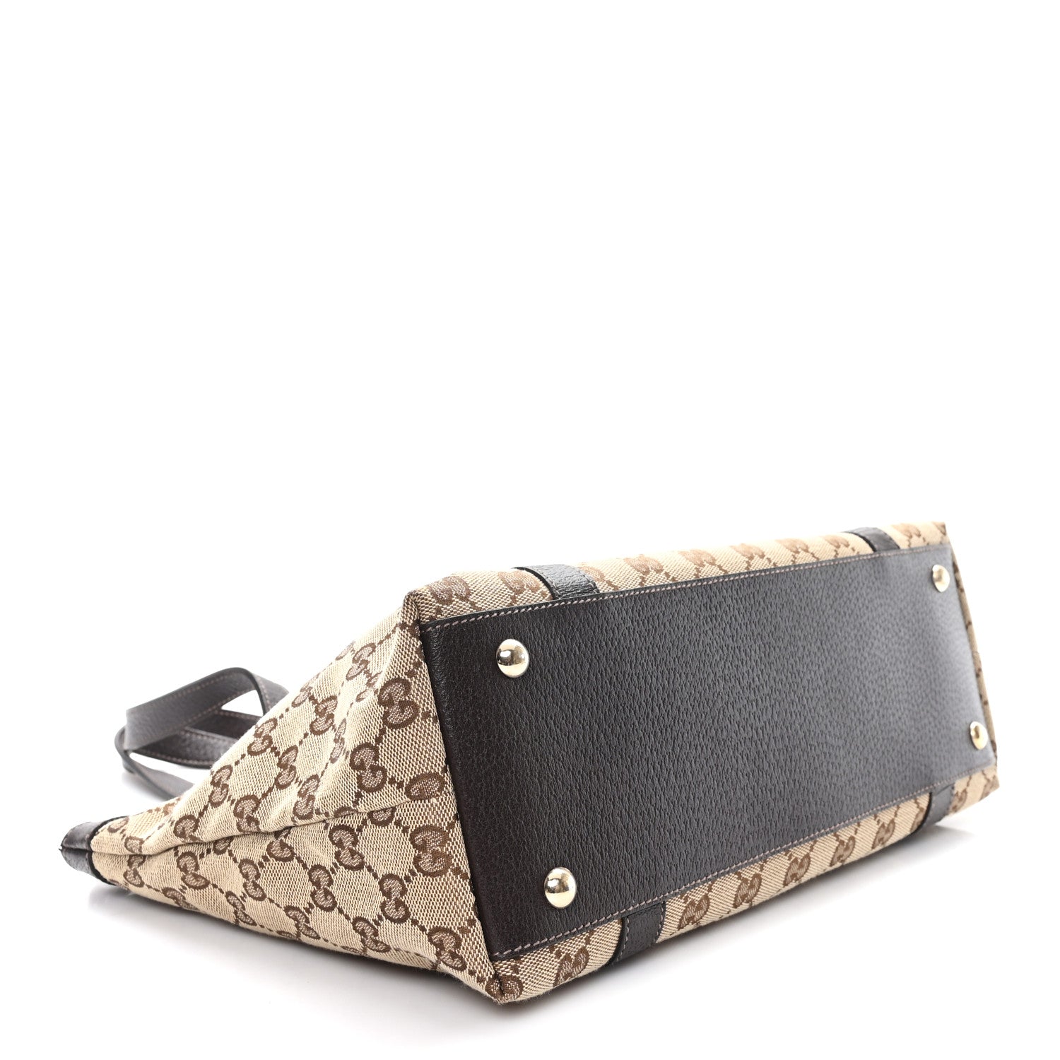 Gucci Monogram Medium Abbey Tote Brown
