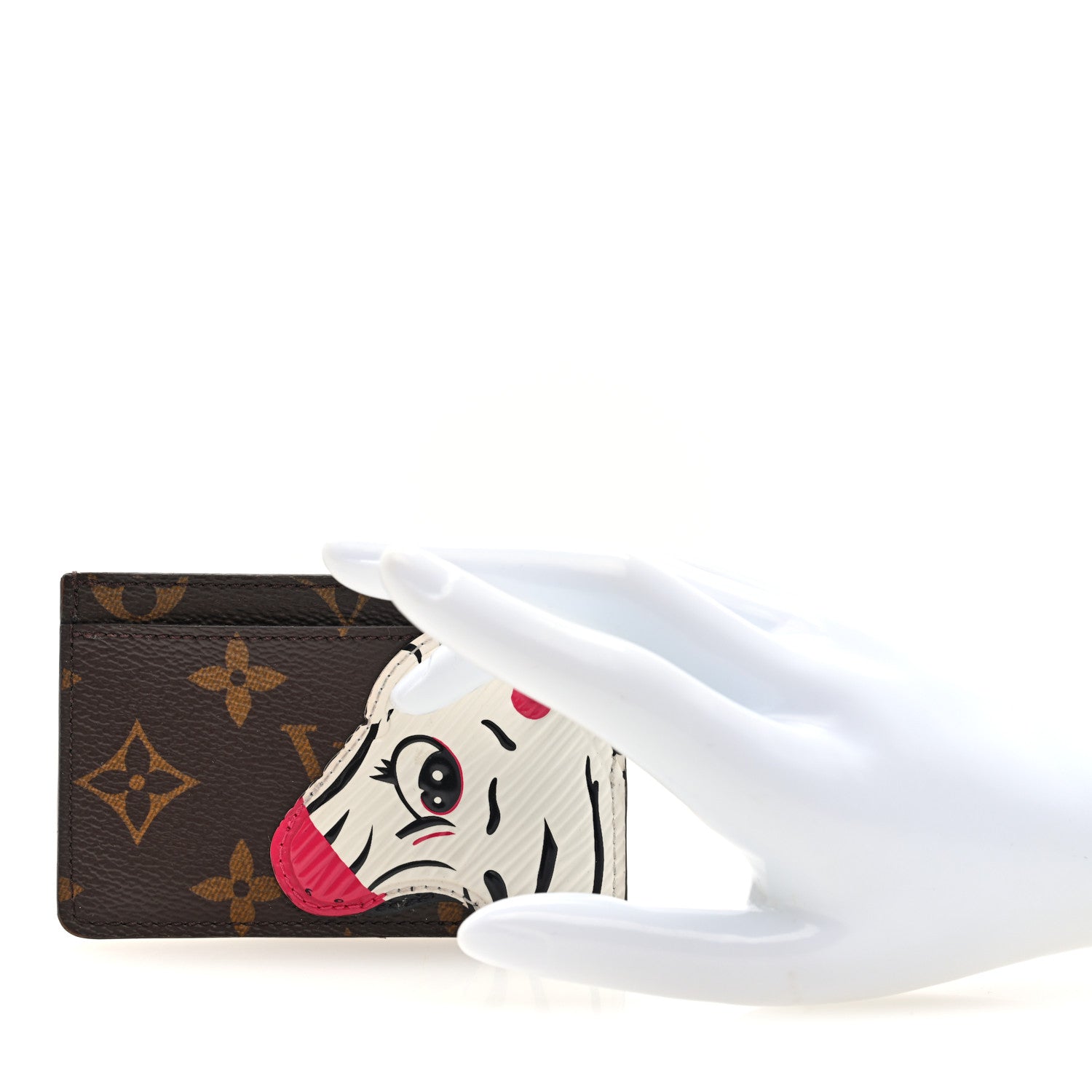 Louis Vuitton Monogram Zebra Animation Card Holder