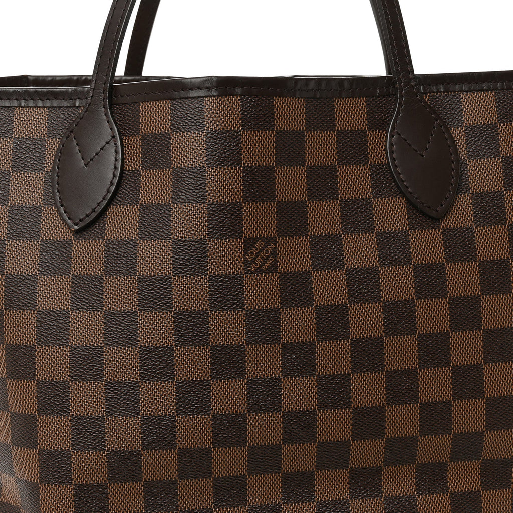 Louis Vuitton Damier Ebene Neo Neverfull MM Rose Ballerine