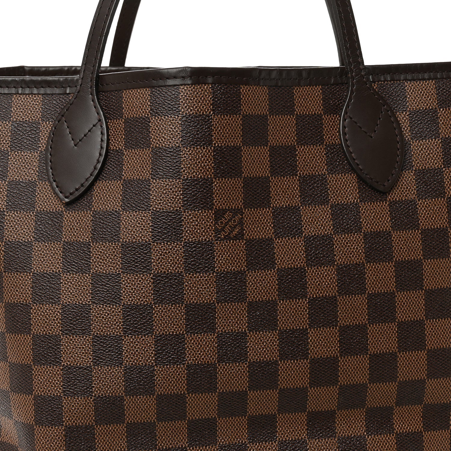 Louis Vuitton Damier Ebene Neo Neverfull MM Rose Ballerine