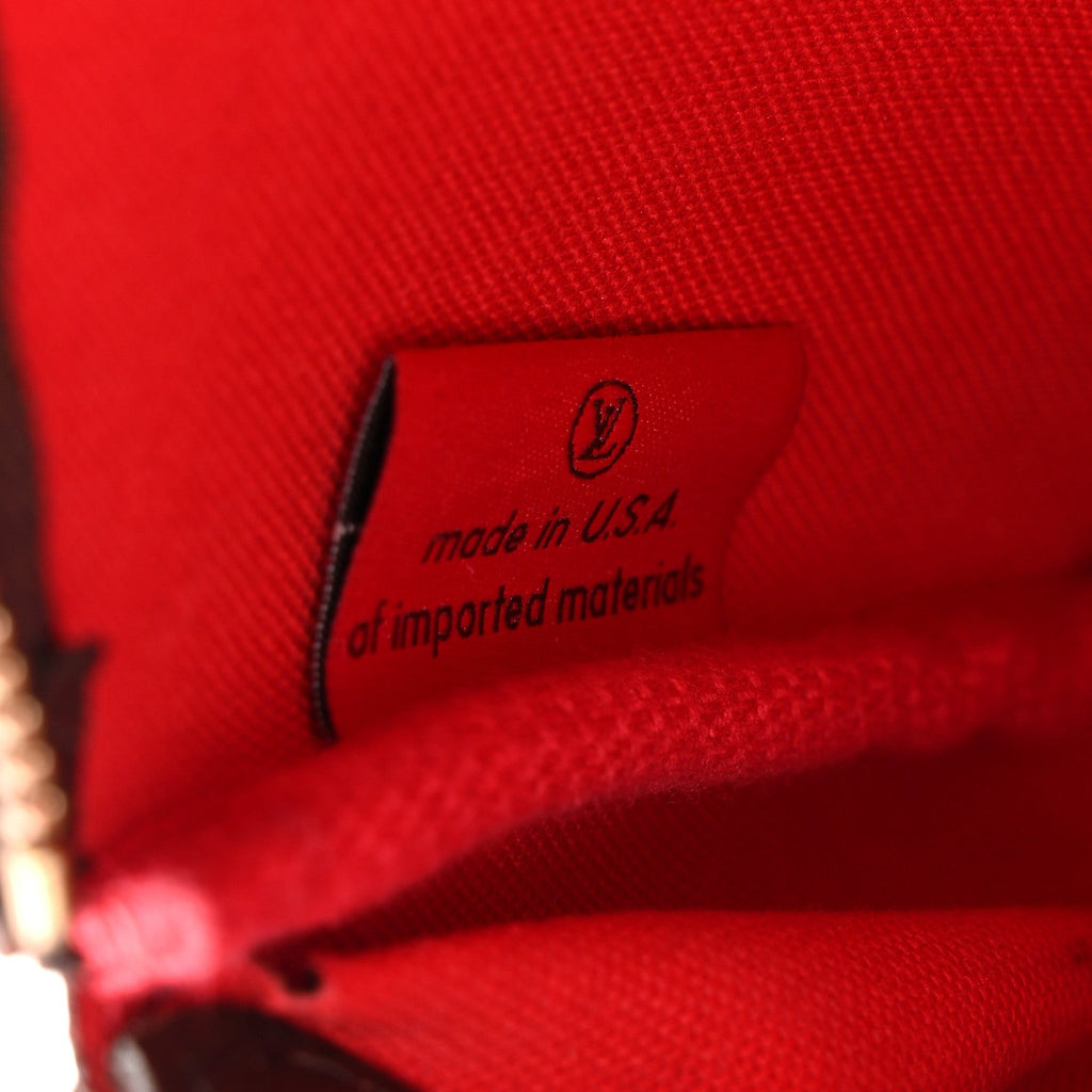 Louis Vuitton Damier Ebene Eva Clutch