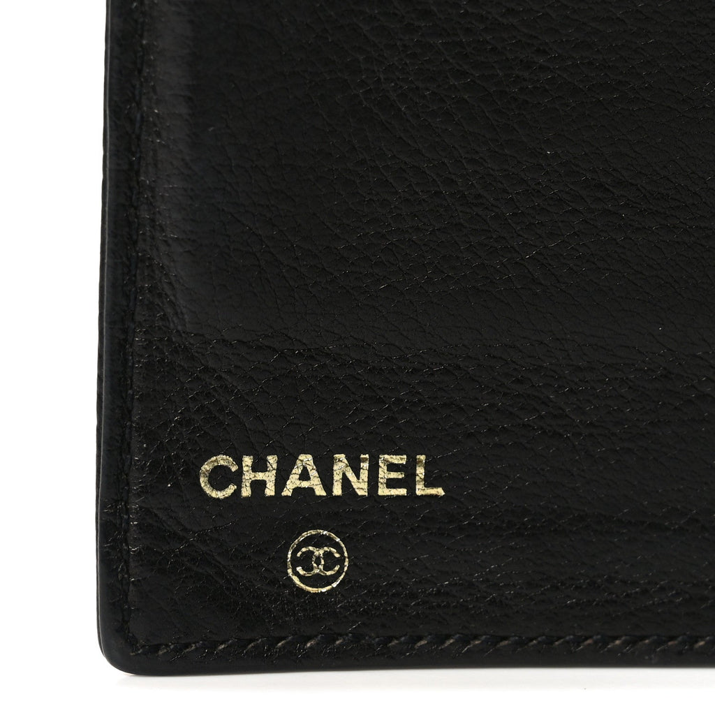 Caviar Timeless CC French Wallet Black