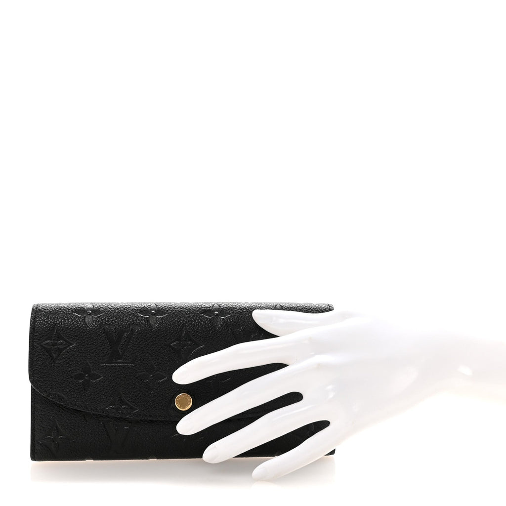 Louis Vuitton Empreinte Emilie Wallet Black Dune