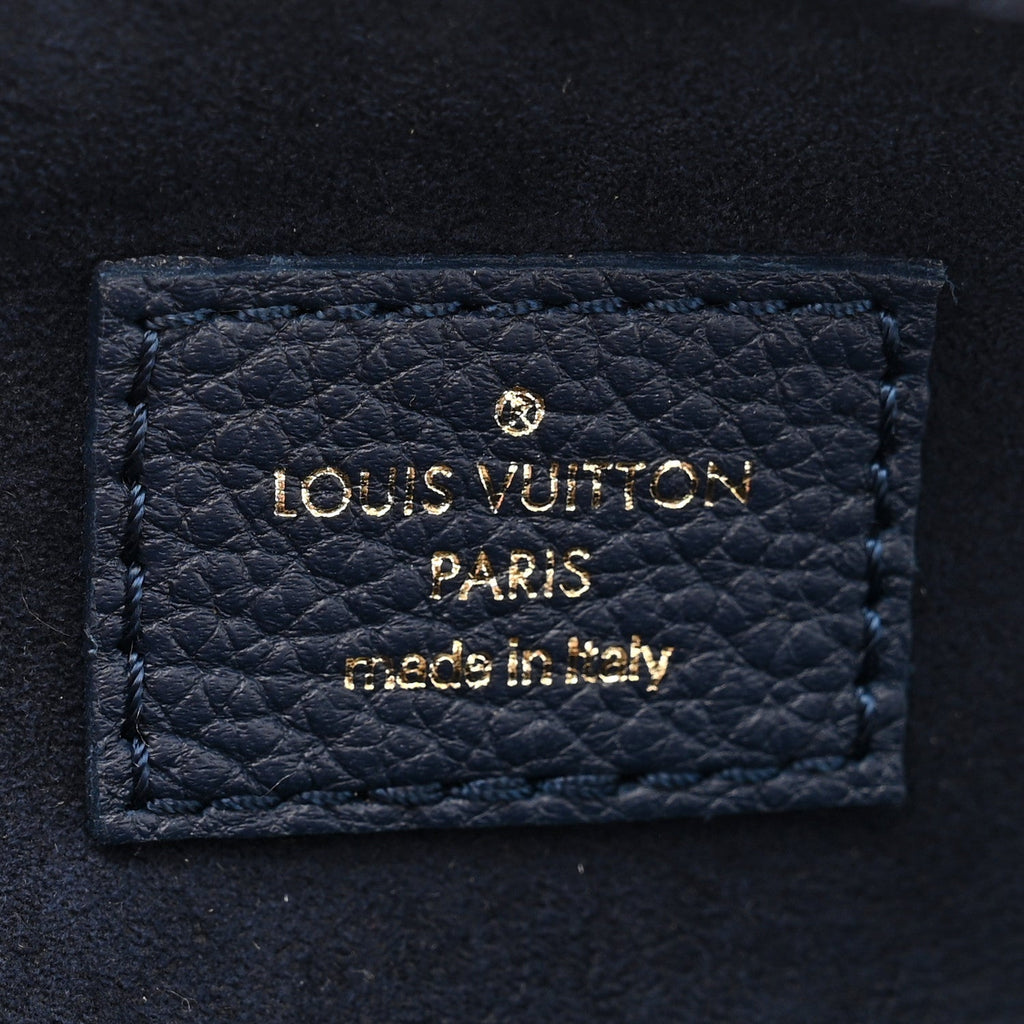 Louis Vuitton Empreinte Monogram Giant Mini By The Pool Bumbag Blue Beige