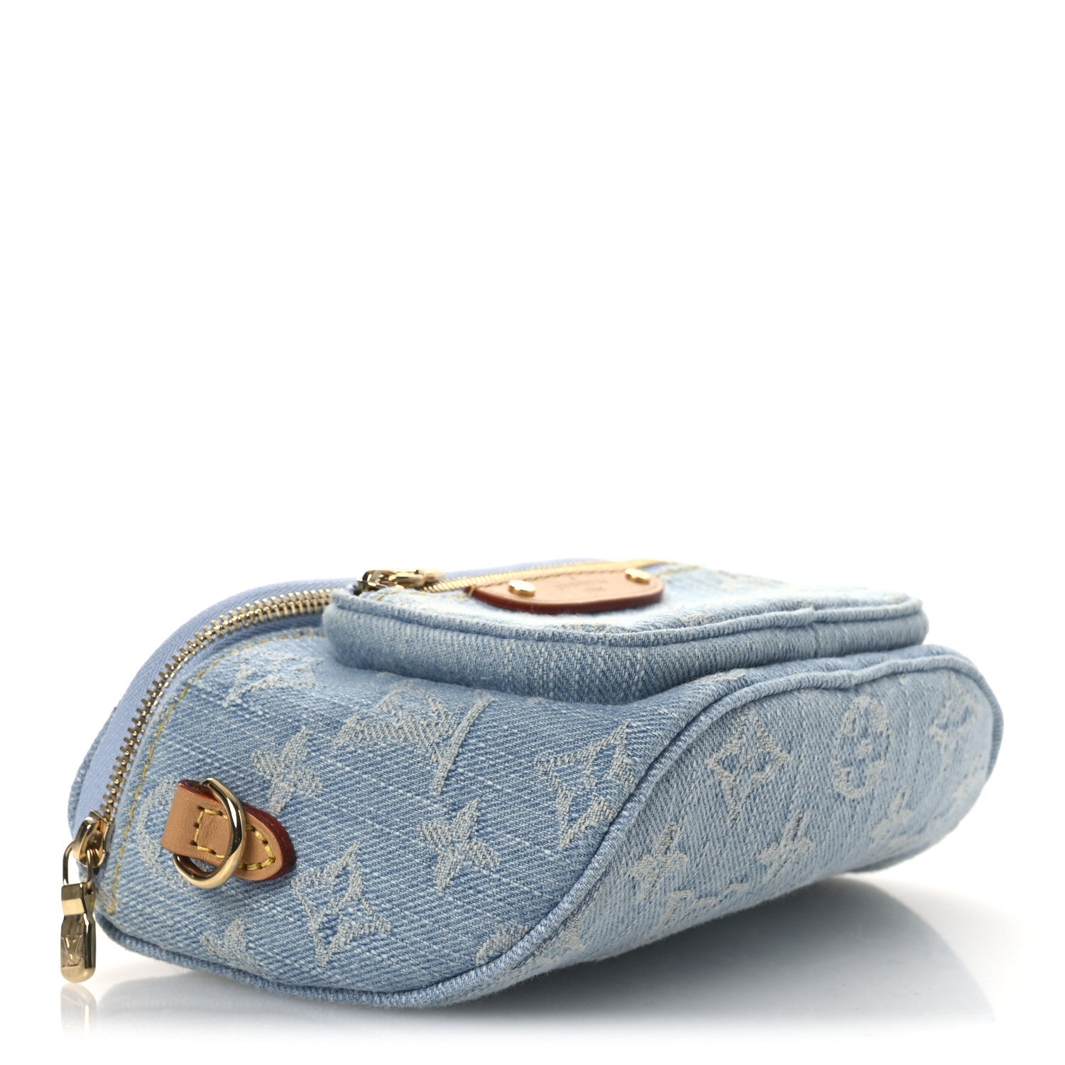 Louis Vuitton Monogram Denim Mini Bumbag Sky Blue