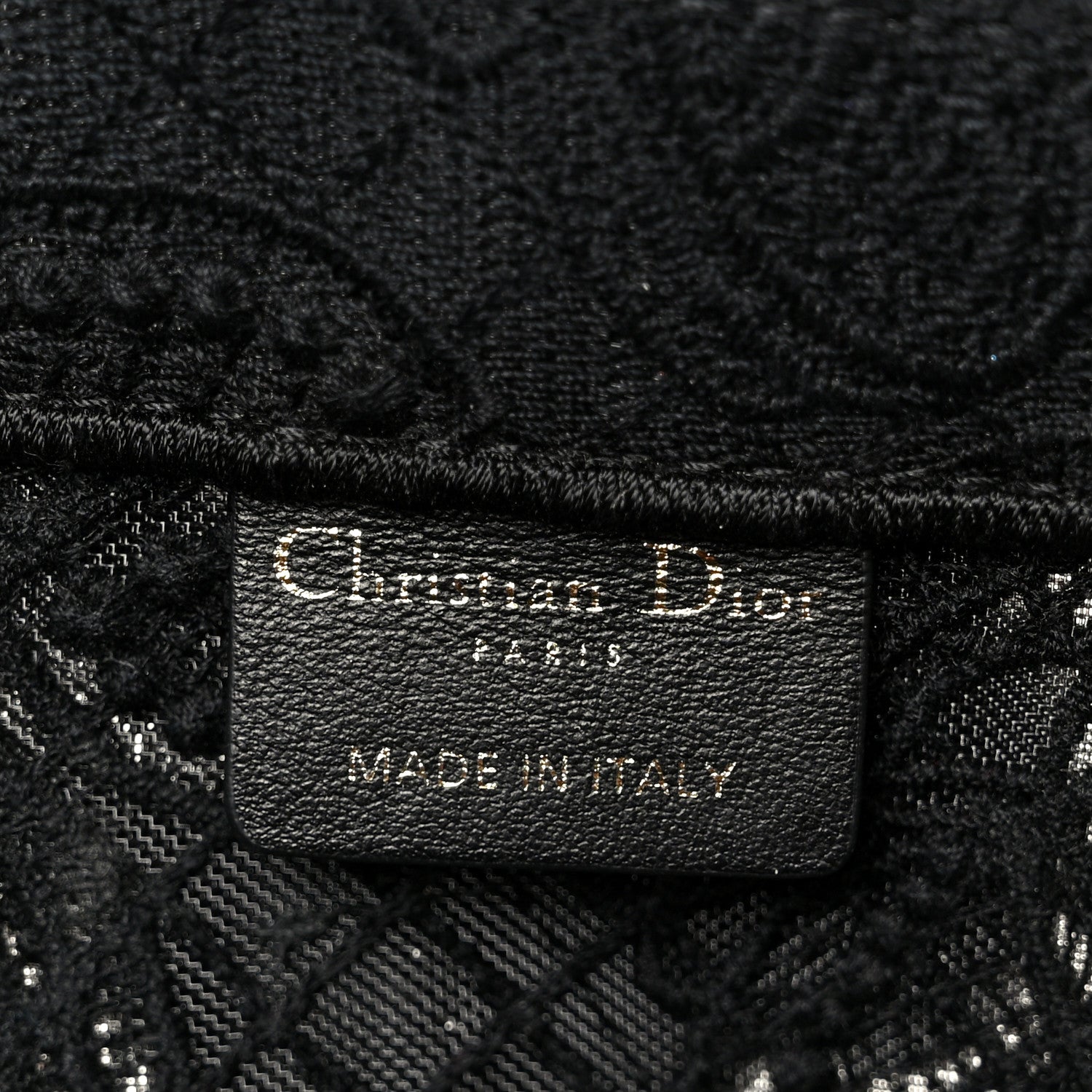 Christian Dior Embroidered 3D Macrame D-Lace Butterfly Medium Book Tote Black Multicolor