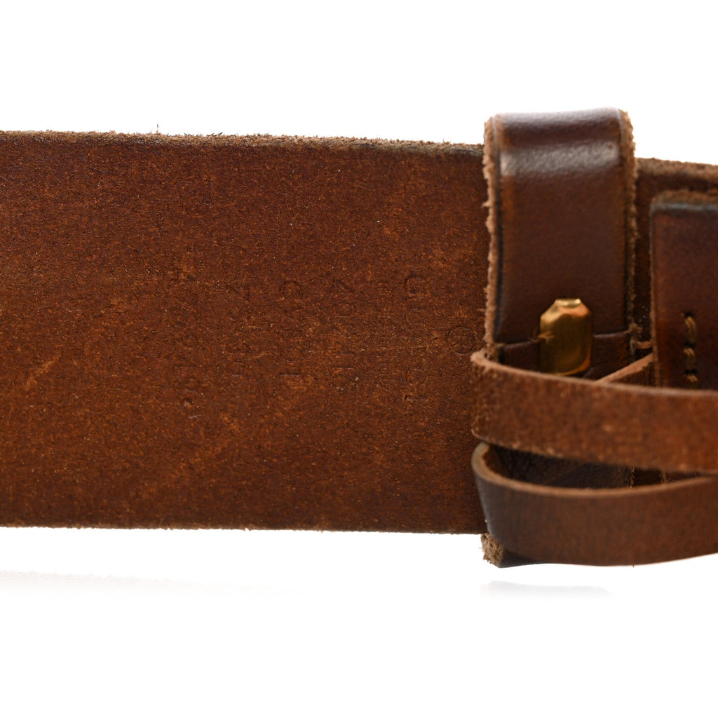 Gucci Faded Calfskin Double G 40mm Belt 75 30 Cuir