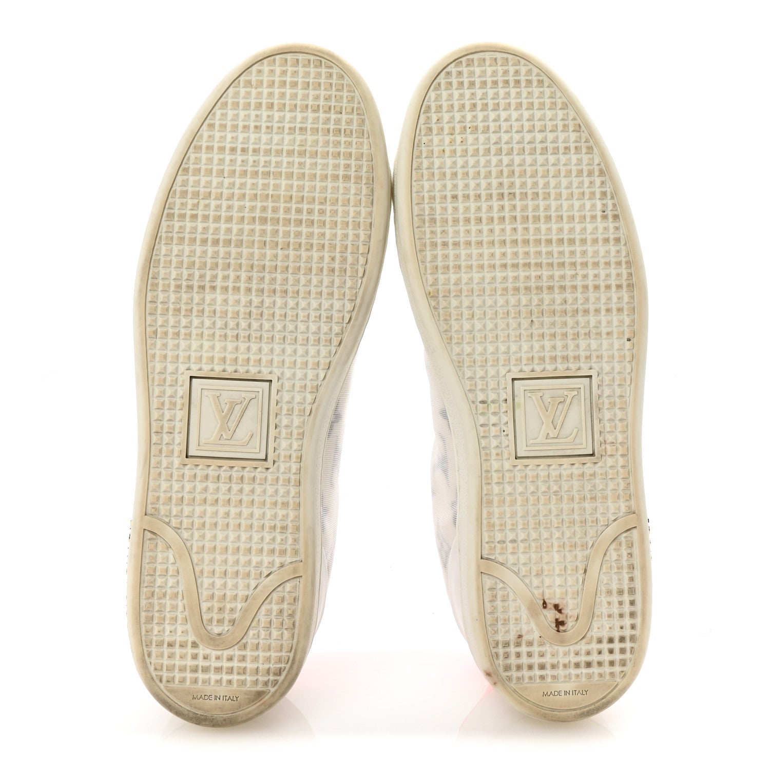 Louis Vuitton Technical Fabric Calfskin Monogram Frontrow Sneakers 39 Pink