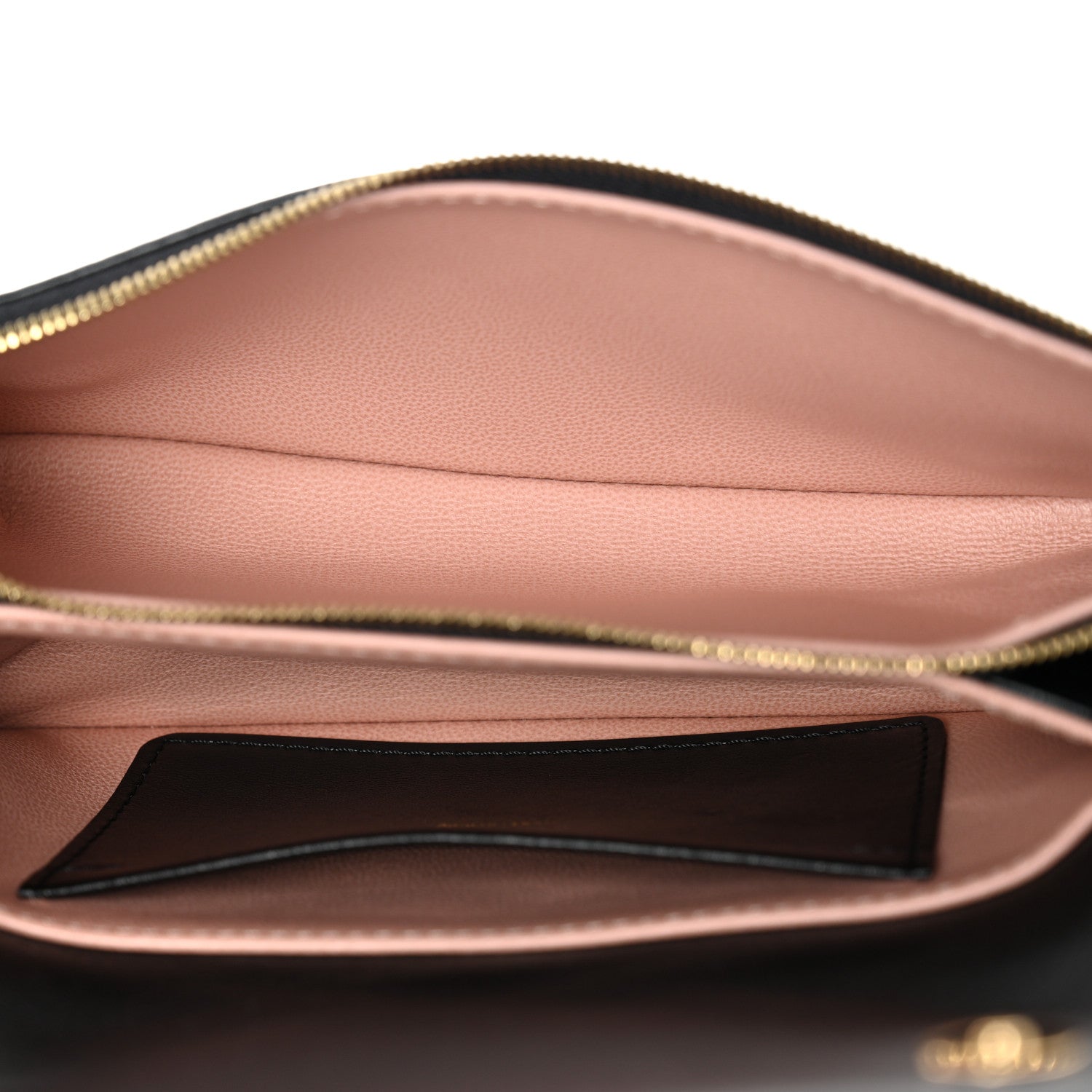 Louis Vuitton Lambskin Embossed Monogram Pochette Coussin Crossbody Black