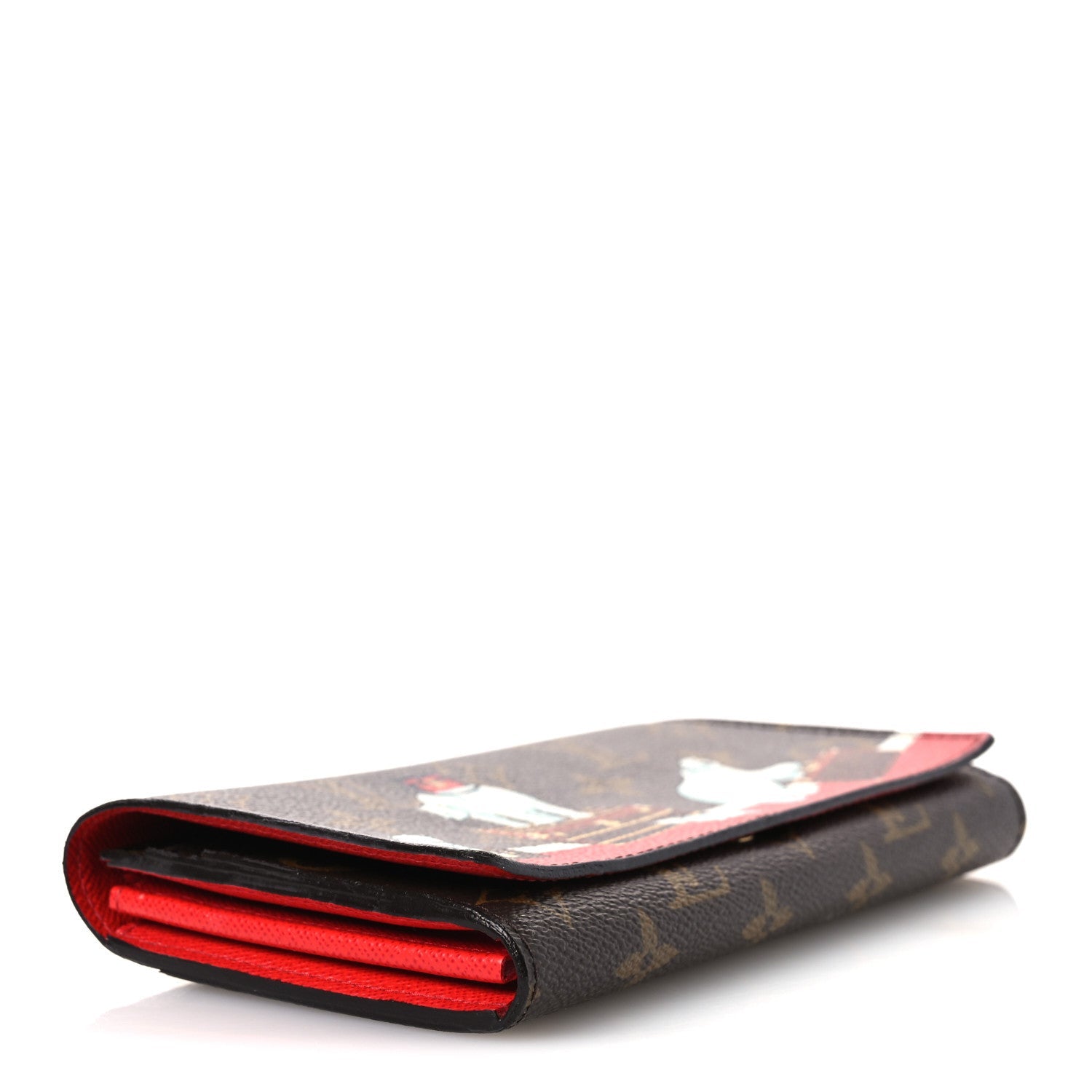 Louis Vuitton Monogram 2017 Christmas Animation Sarah Wallet