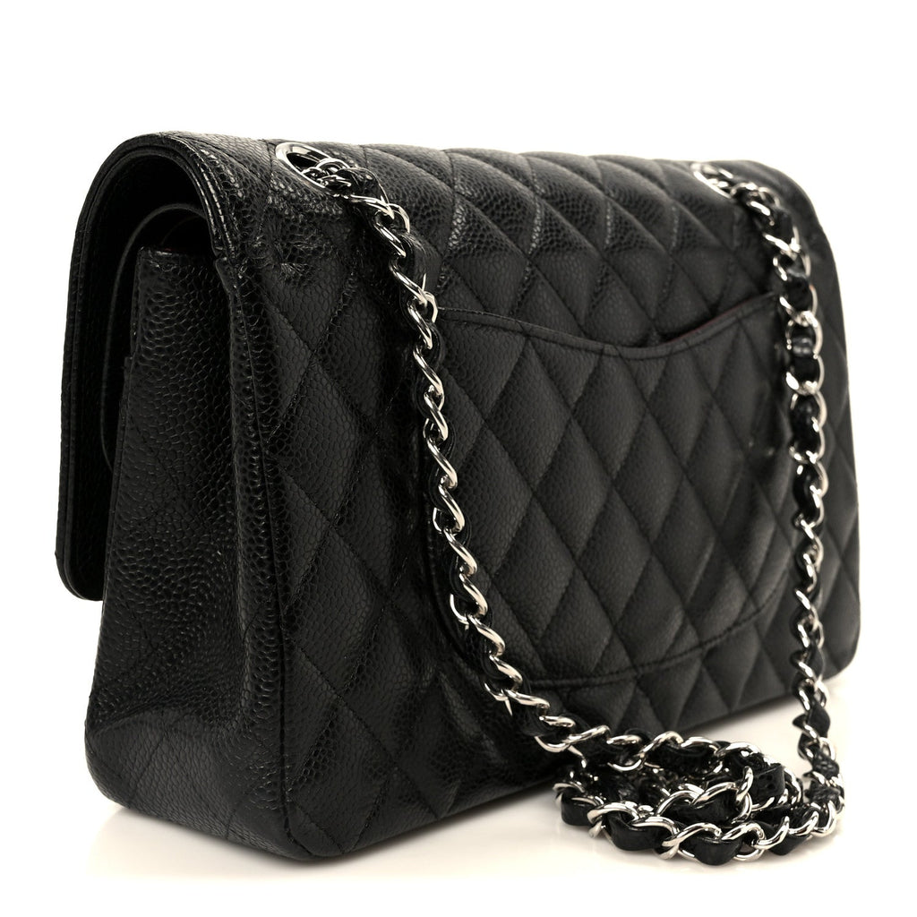 Chanel Caviar Quilted Medium Double Flap Black