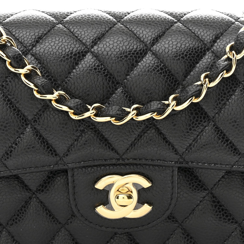 Chanel Caviar Quilted Small Double Flap Black