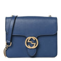 Gucci Dollar Calfskin Small Interlocking G Shoulder Bag Caspian