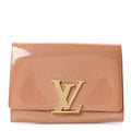 Louis Vuitton Patent Louise New Sobe Clutch Rose Velours