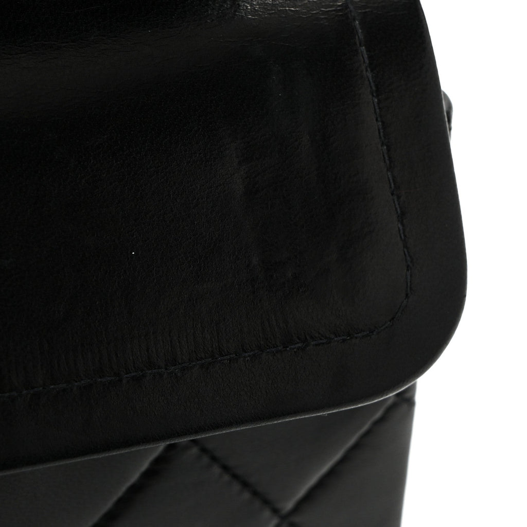 Chanel Lambskin Quilted Small Double Flap Black