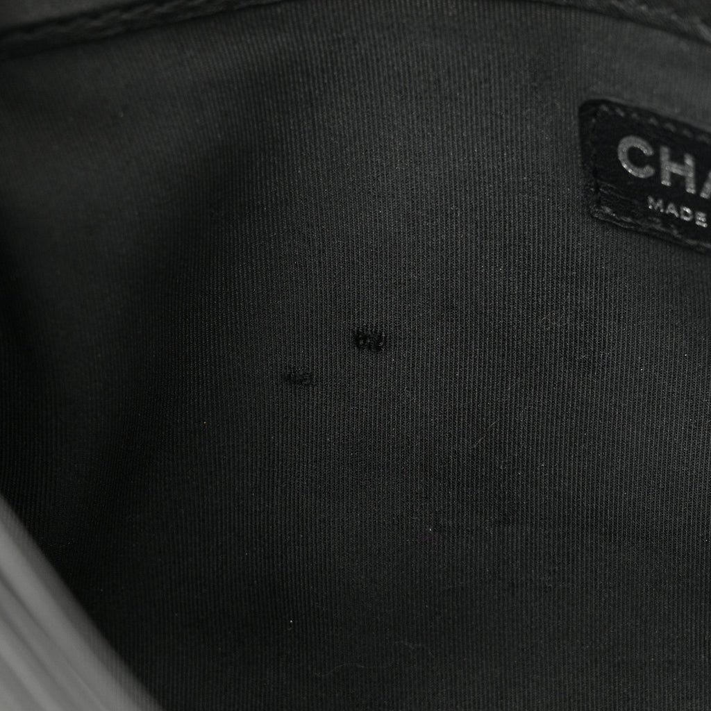 Chanel Calfskin Enchained New Medium Boy Flap Black