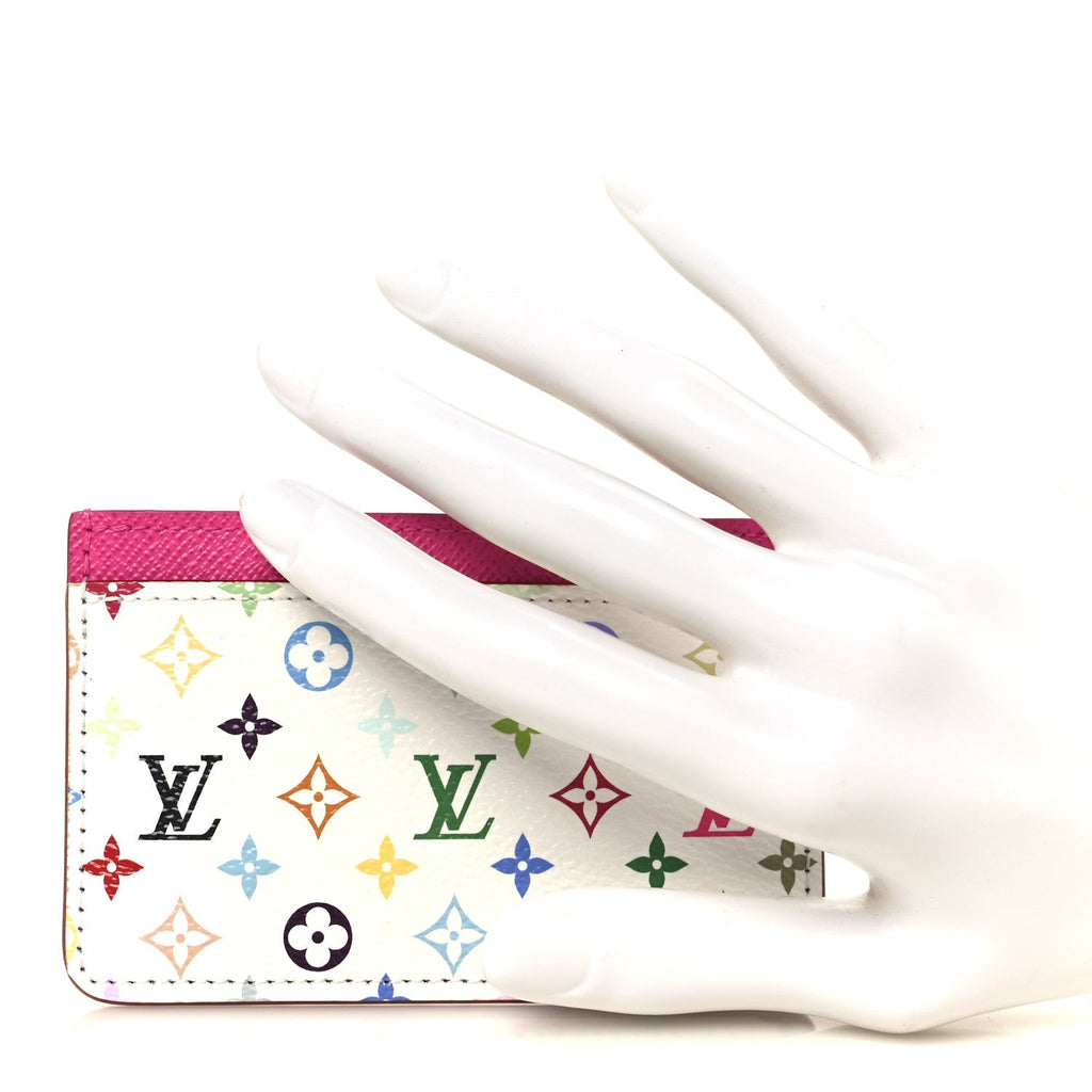 Louis Vuitton LV X TM Monogram Multicolor Card Holder Kawaii Pink
