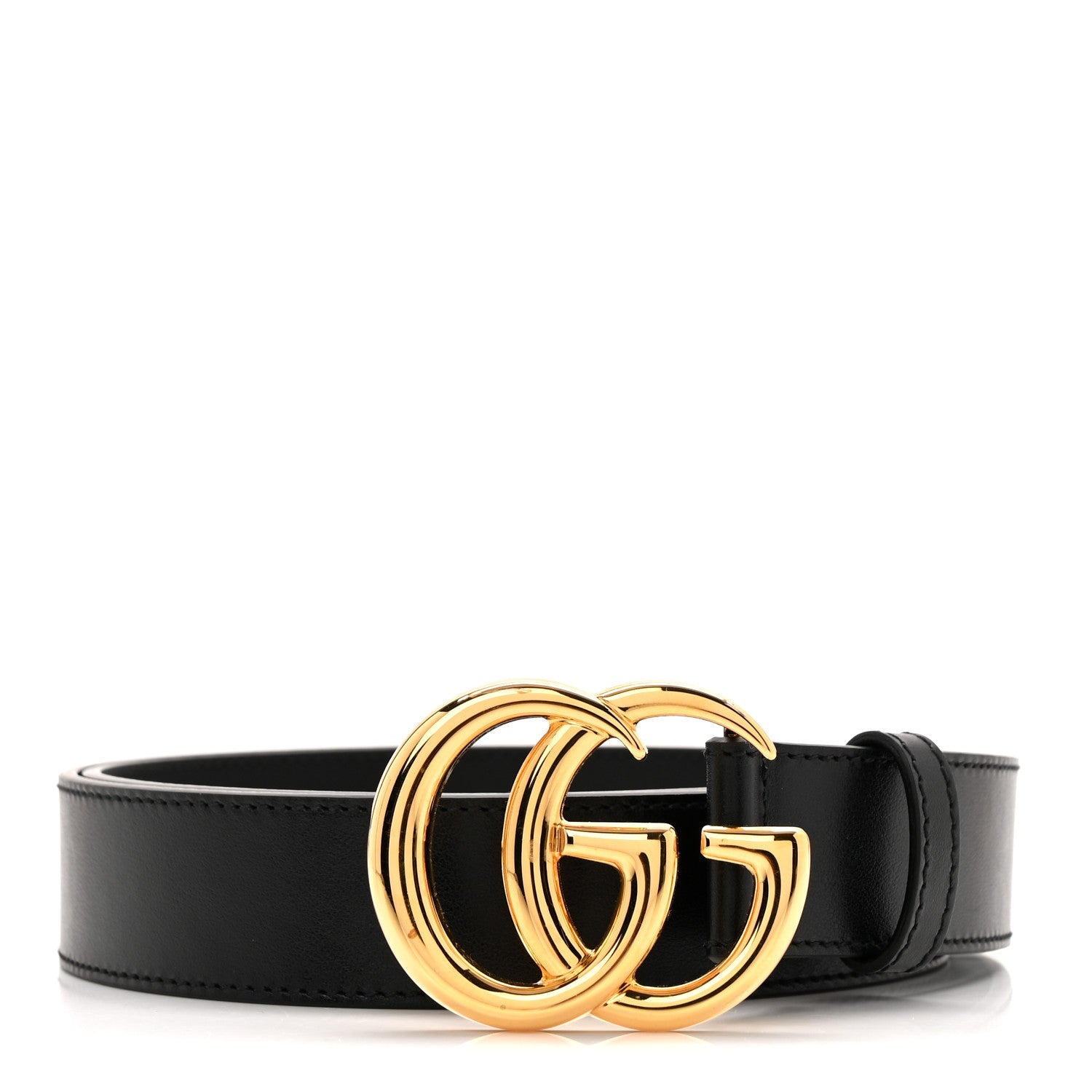 Gucci Calfskin Double G 40mm Belt 85 34 Black