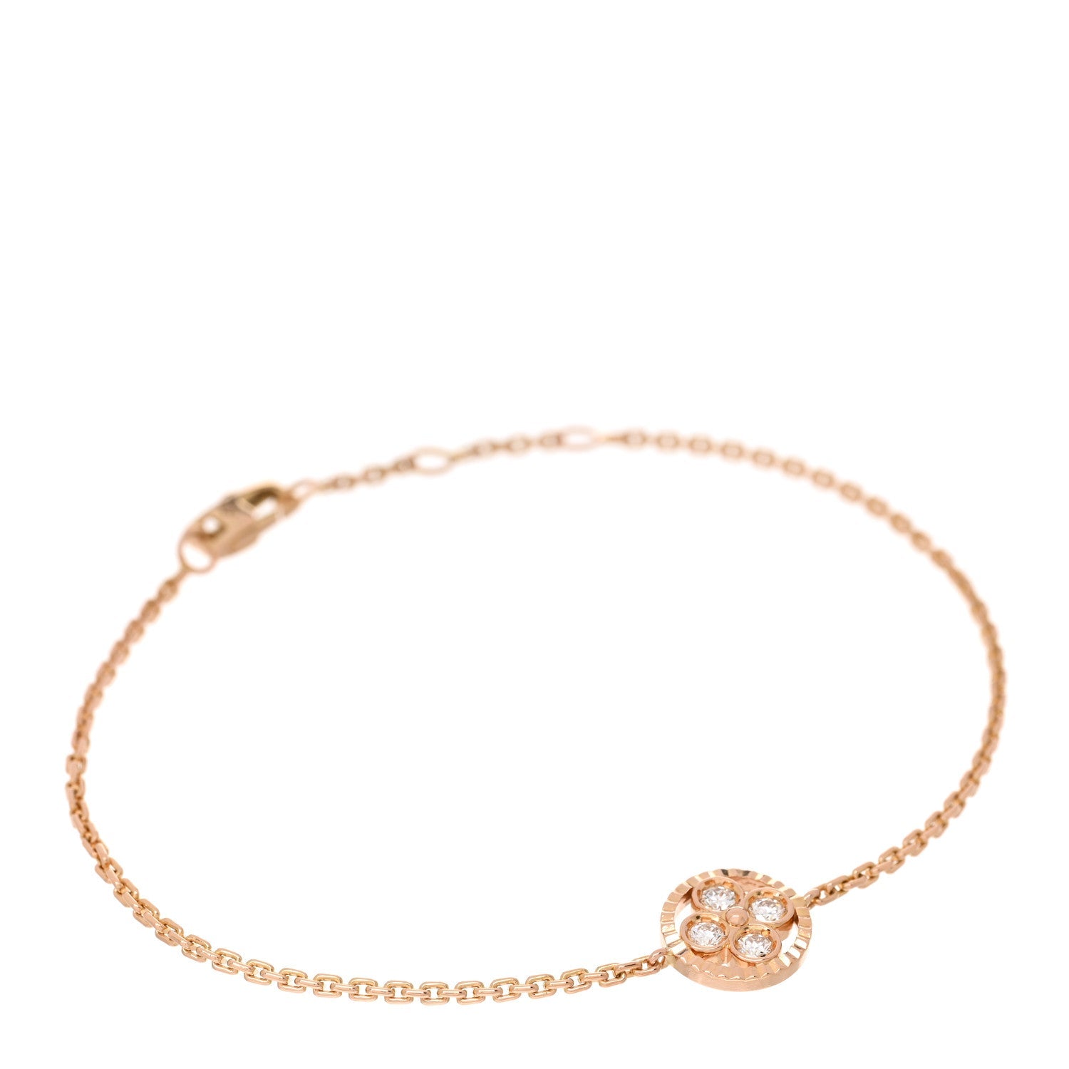 Louis Vuitton 18K Pink Gold Diamond Sun Blossom Bracelet