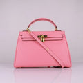 Hermes Kelly 32cm Togo Leather 6108 Cherry Pink Golden