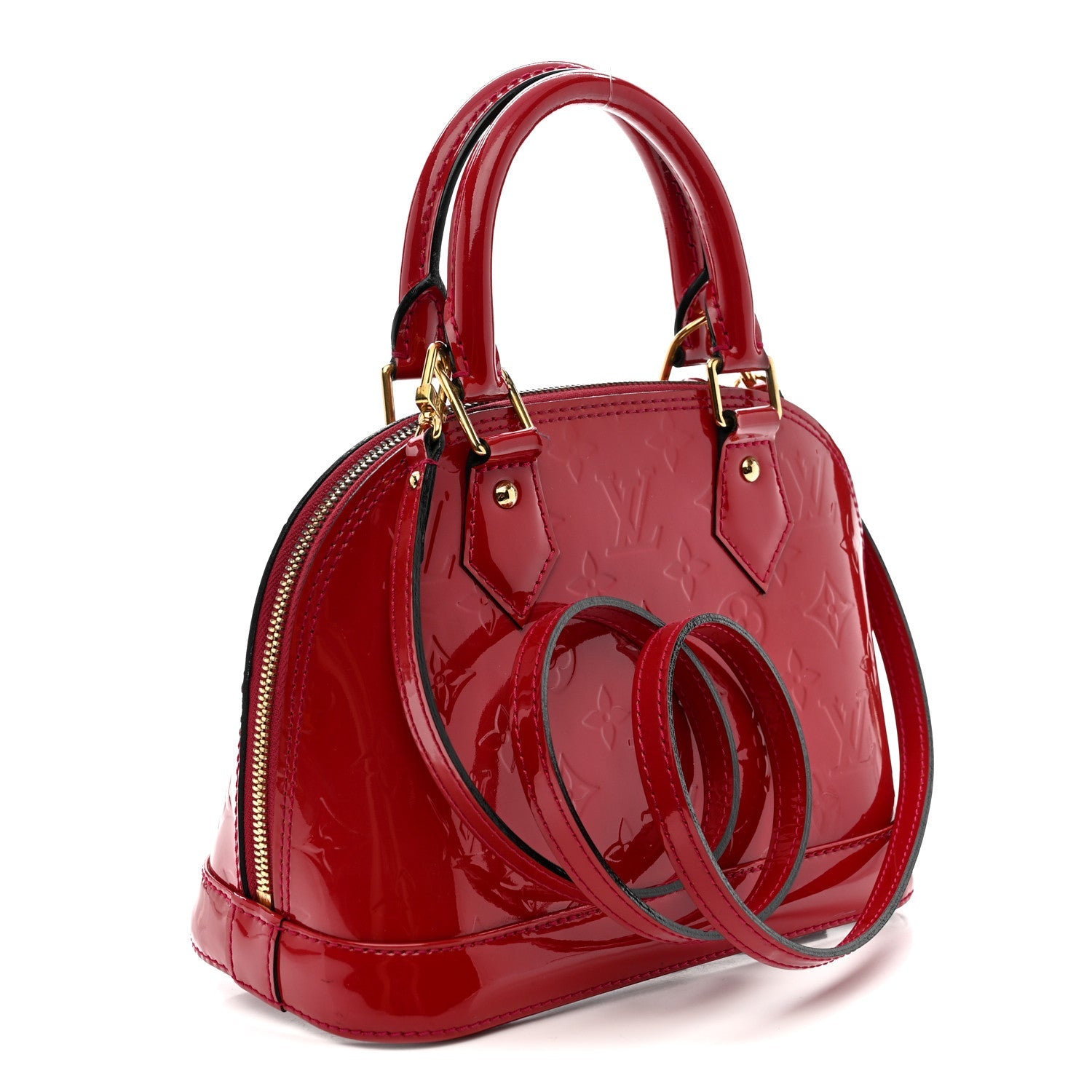 Louis Vuitton Vernis Alma BB Rose Indien