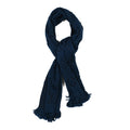 Louis Vuitton Wool Silk Logomania Scarf Denim Dark