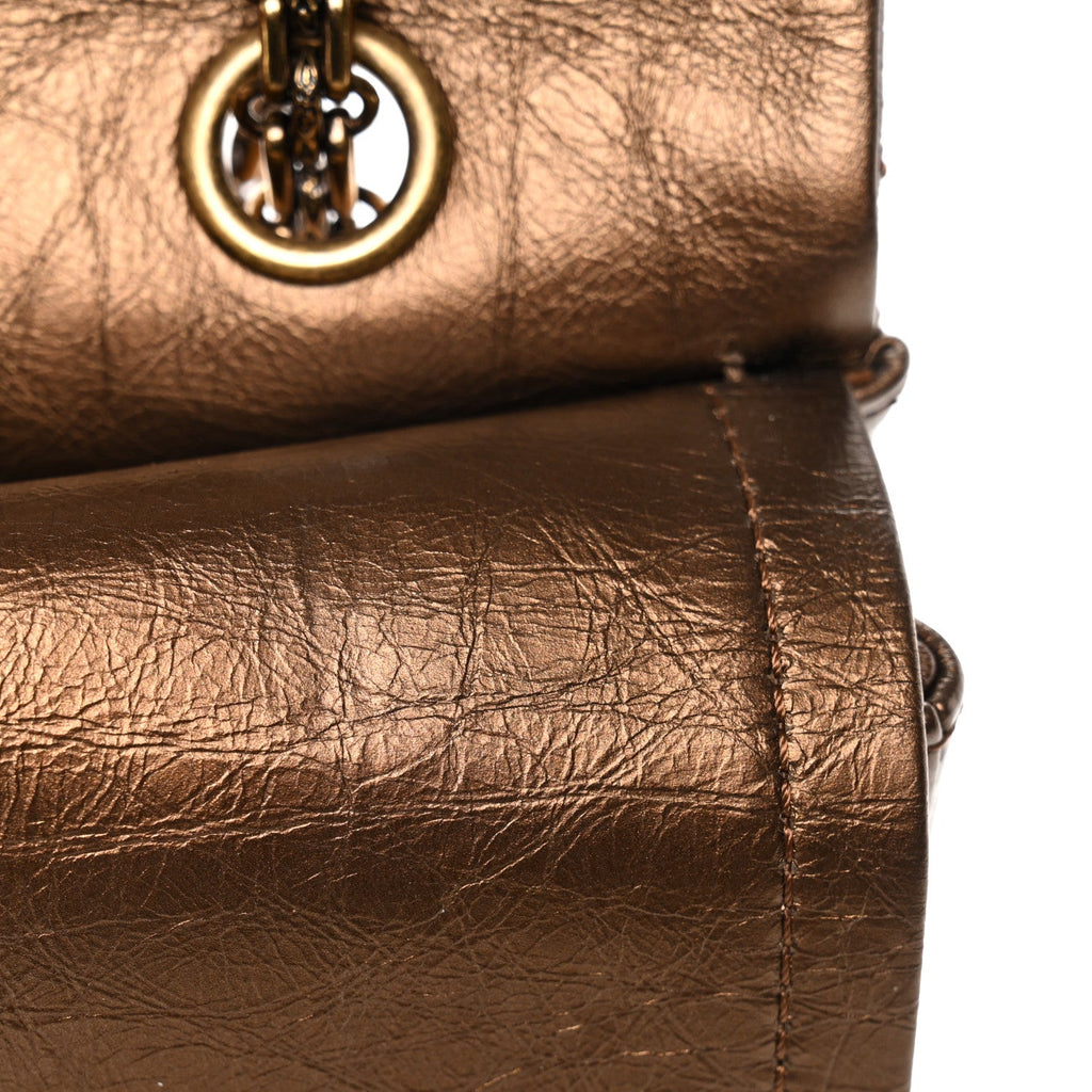 Chanel Metallic Aged Calfskin Quilted 2.55 Reissue 226 Flap Bronze