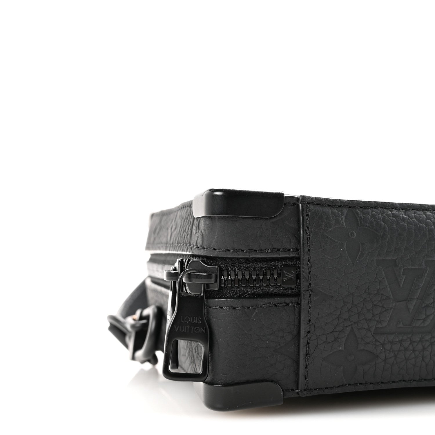 Louis Vuitton Taurillon Monogram Soft Trunk Black