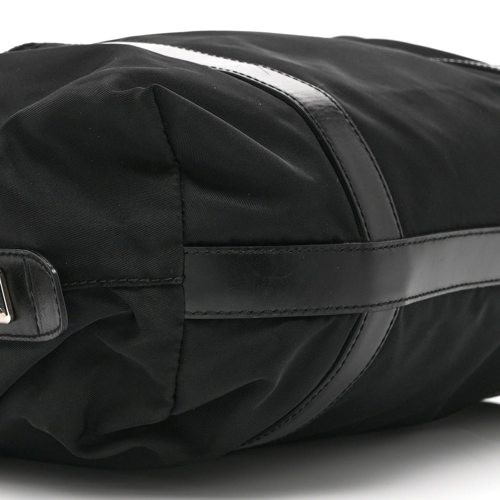 Prada Tessuto Nylon Saffiano Tote Black