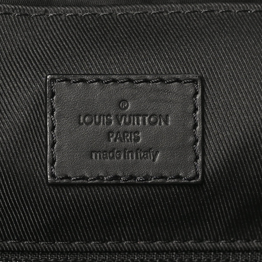 Louis Vuitton Calfskin Monogram Shadow Discovery Backpack Black