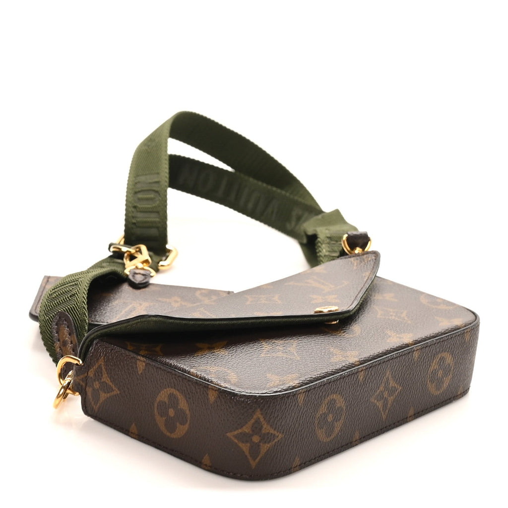 Louis Vuitton Monogram Felicie Strap & Go Kaki