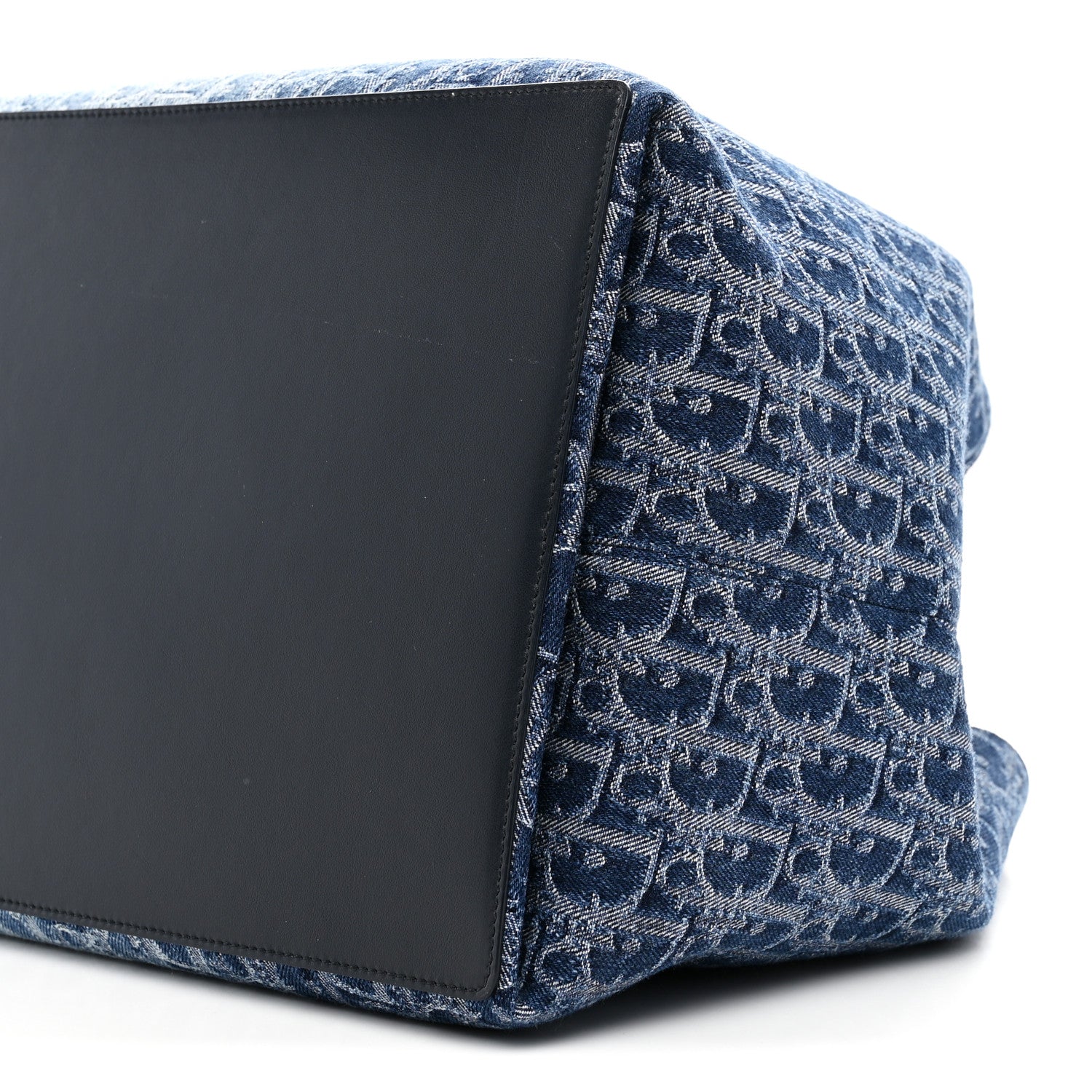 Christian Dior DIOR Denim Jacquard Oblique Large Toujours Blue