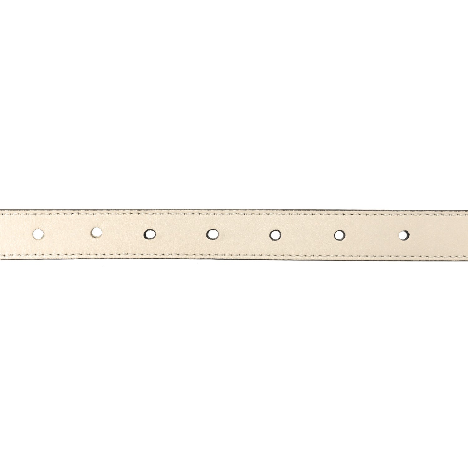 Gucci Calfskin Double G 20mm Belt 80 32 Mystic White