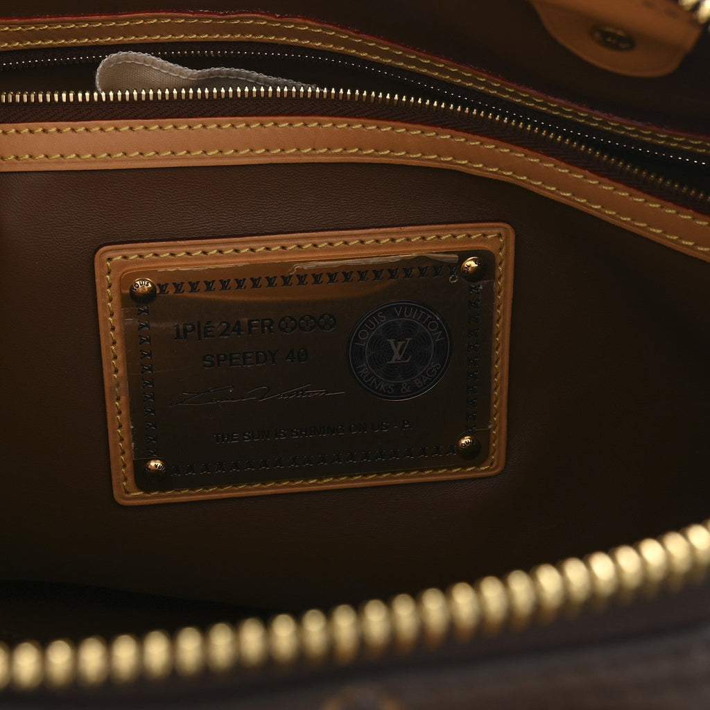 Louis Vuitton Calfskin Monogram Speedy P9 Bandouliere 40