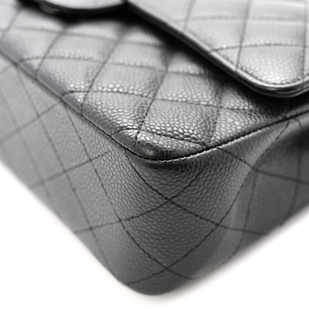 Chanel Caviar Quilted Medium Double Flap Black