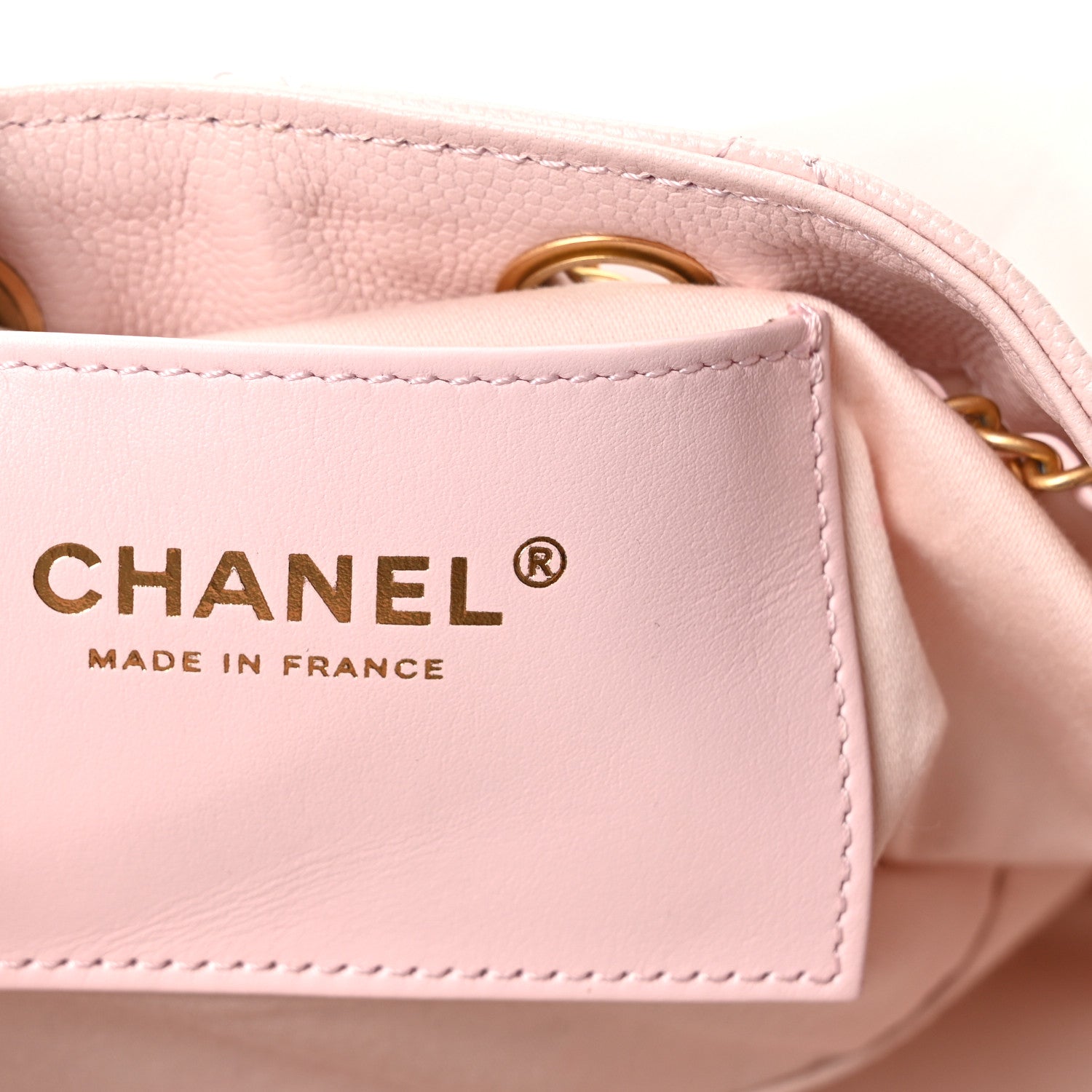Chanel Caviar Quilted Small Chanel 25 Handbag Light Pink