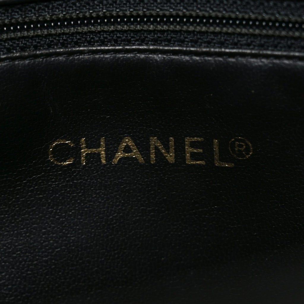 Chanel Caviar CC Shoulder Bag Black