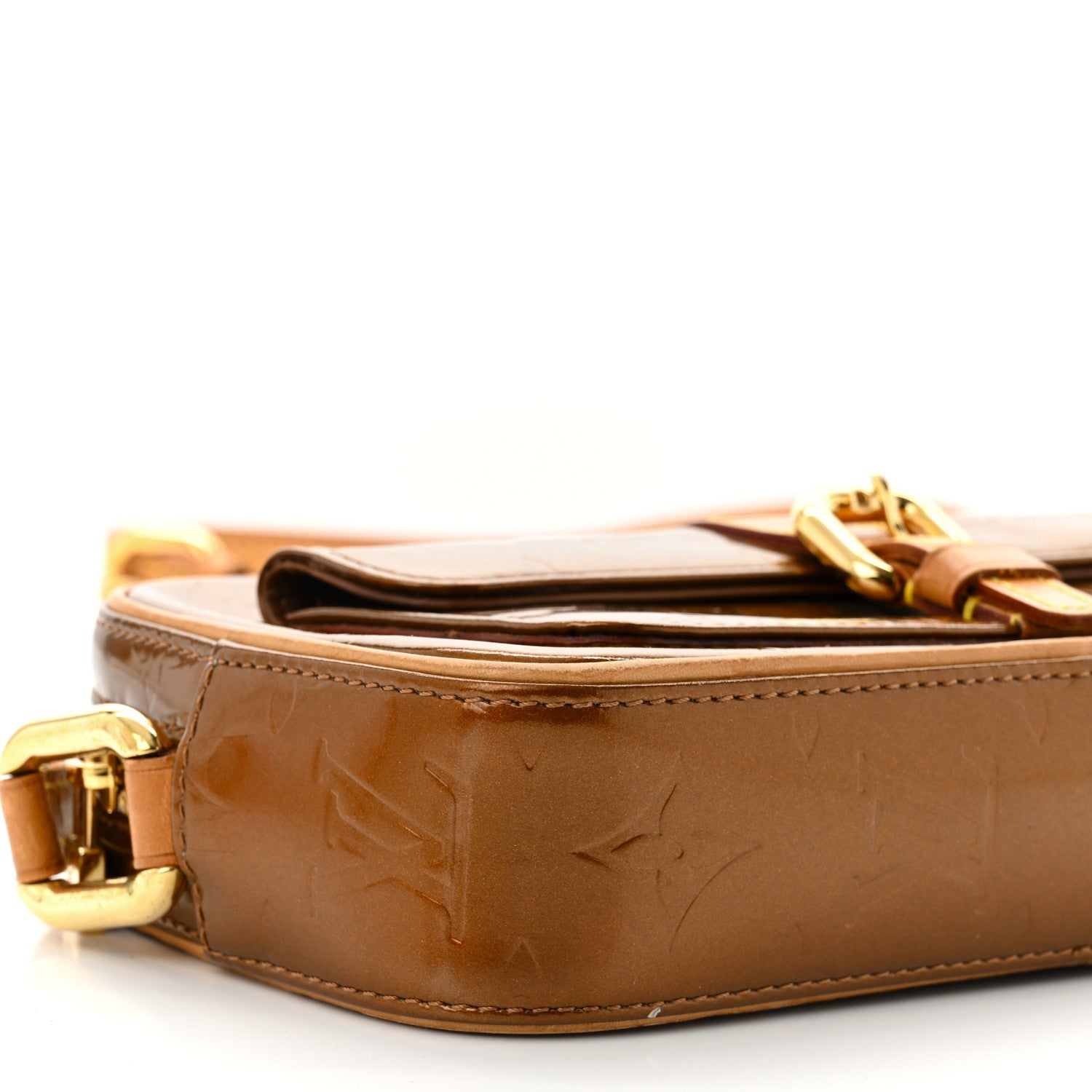 Louis Vuitton Vernis Christie MM Bronze