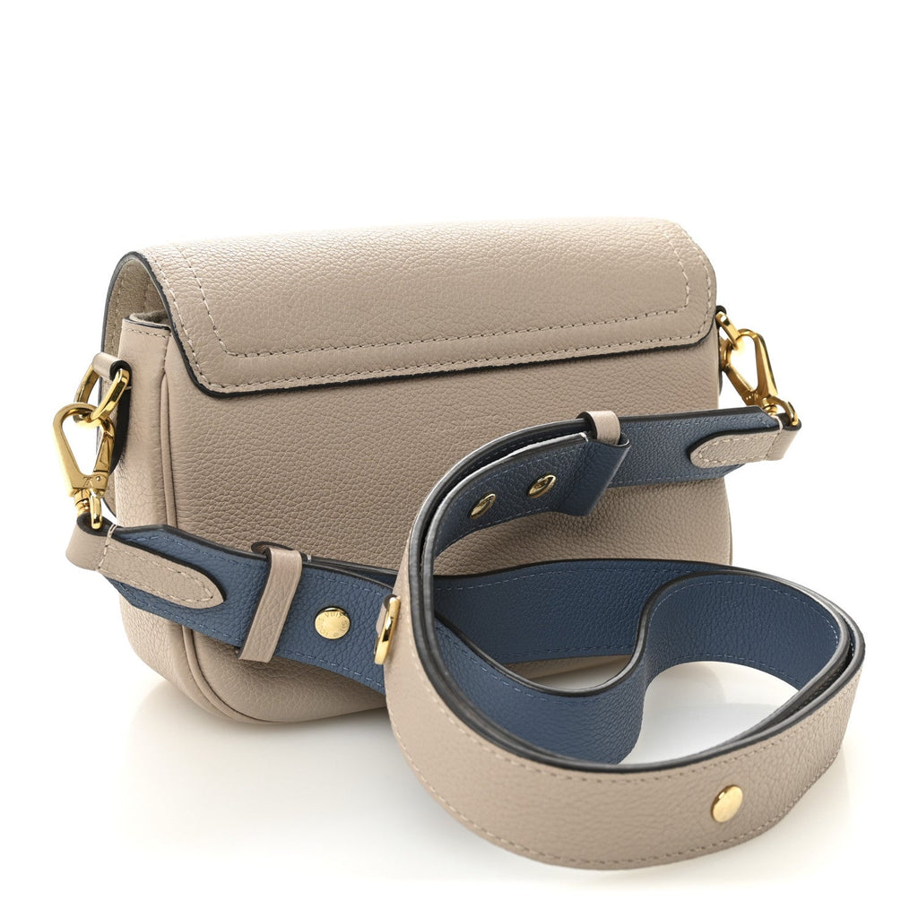 Louis Vuitton Grained Calfskin Lockme Tender Greige
