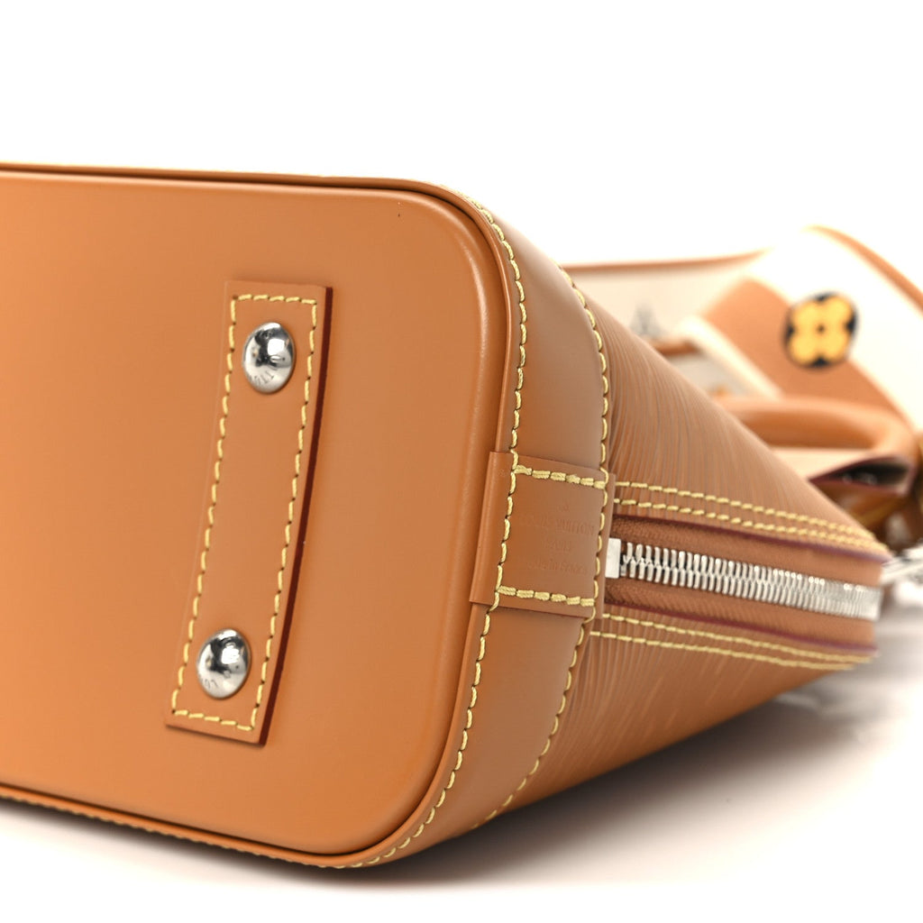 Louis Vuitton Epi Jacquard Alma BB Honey Gold
