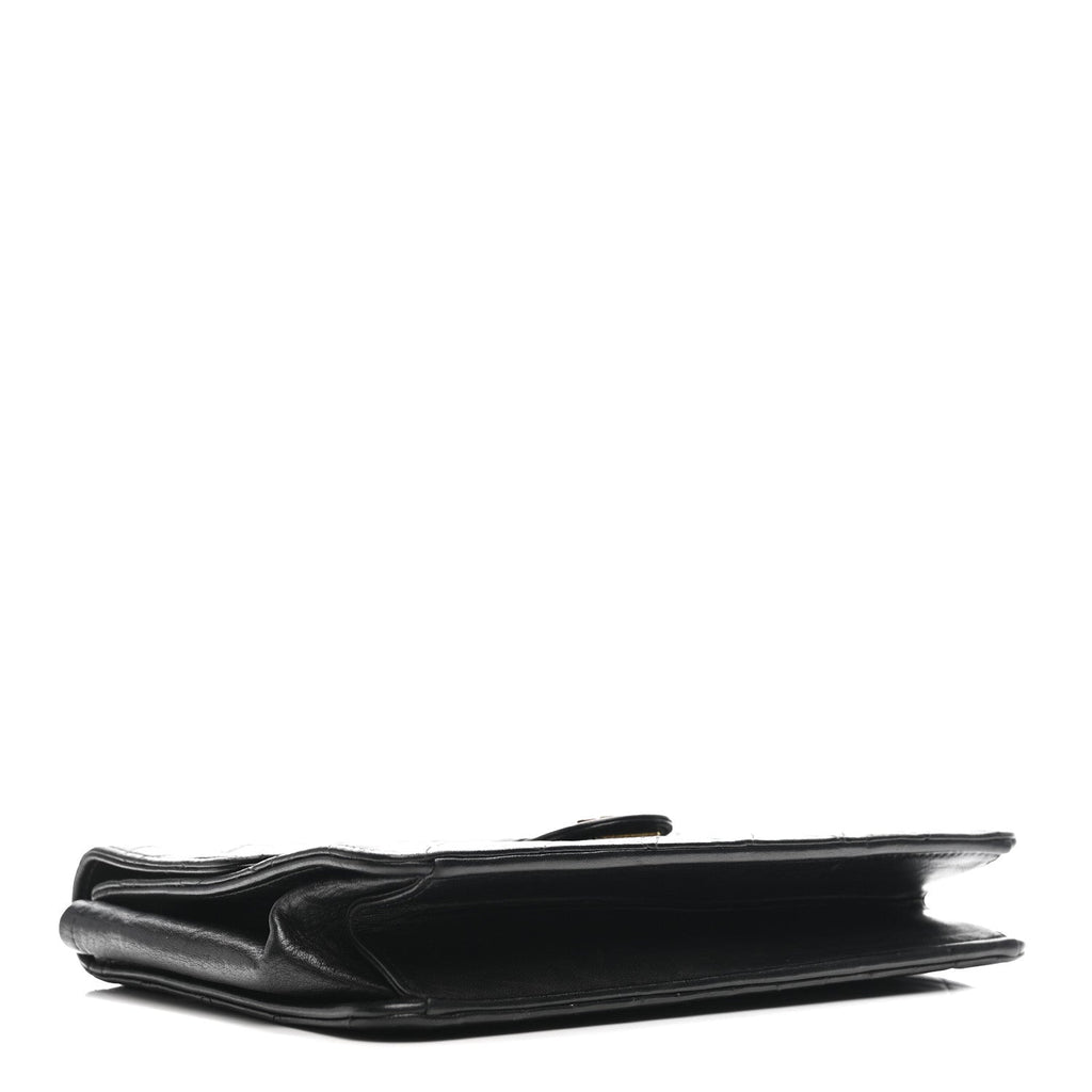 Chanel Lambskin Quilted Small Single Flap Bag Black