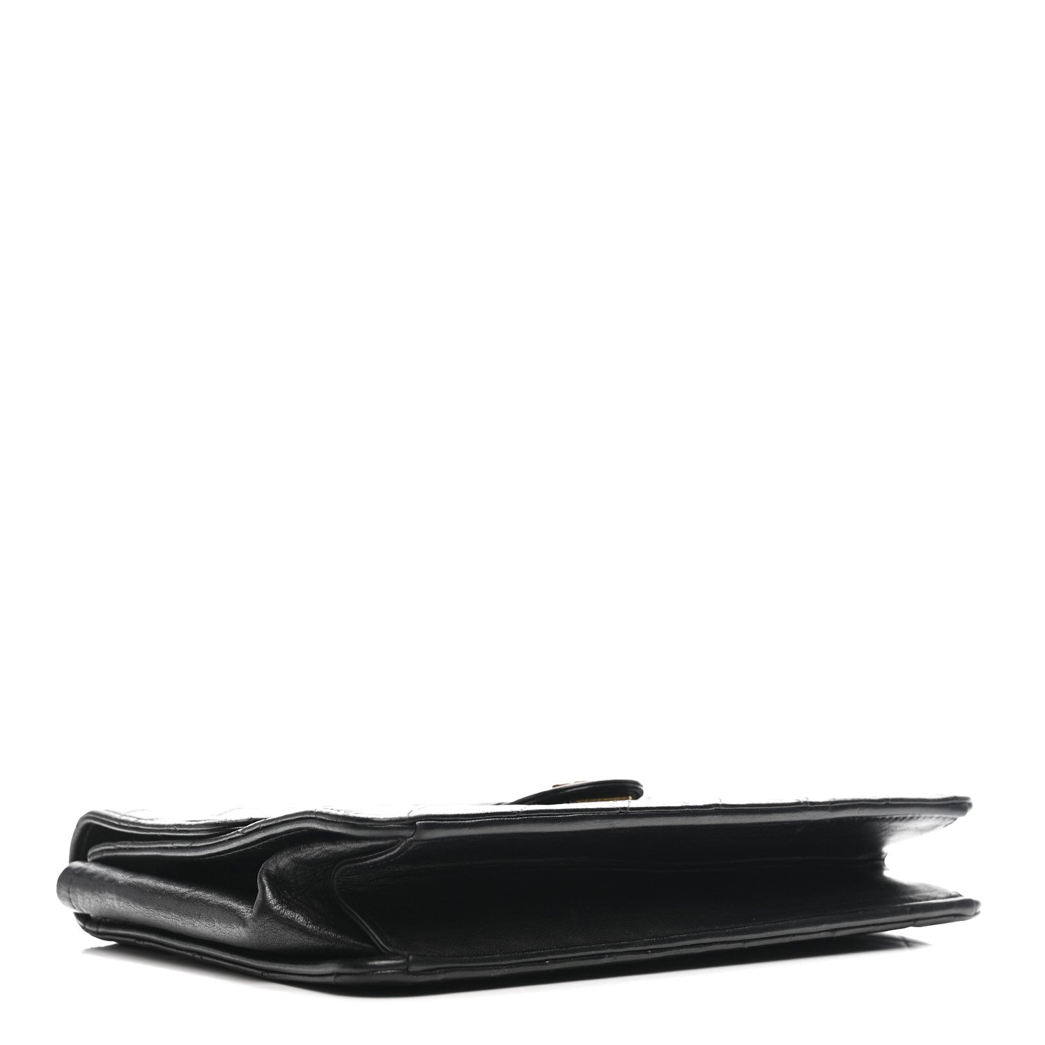 Chanel Lambskin Quilted Small Single Flap Bag Black