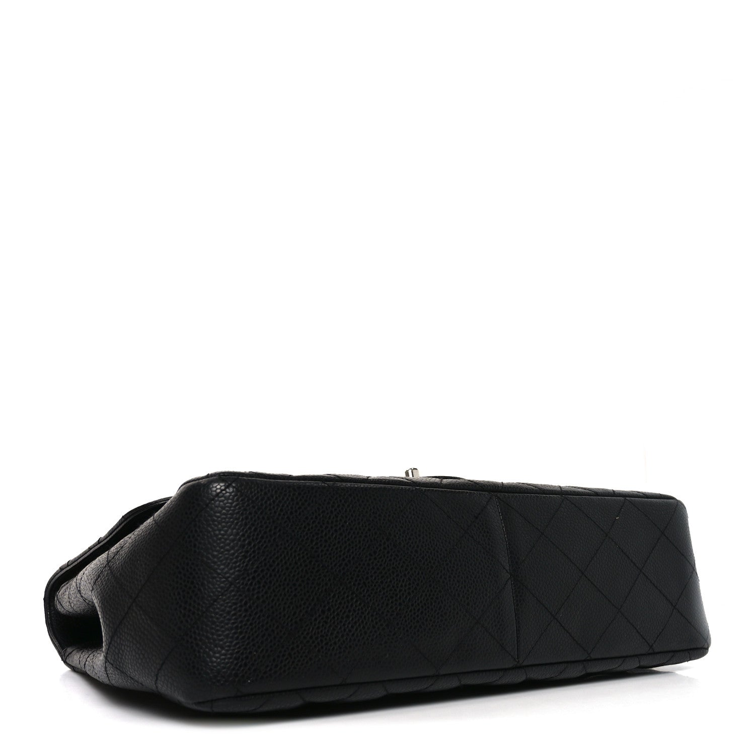 Chanel Caviar Quilted Jumbo Single Flap Black