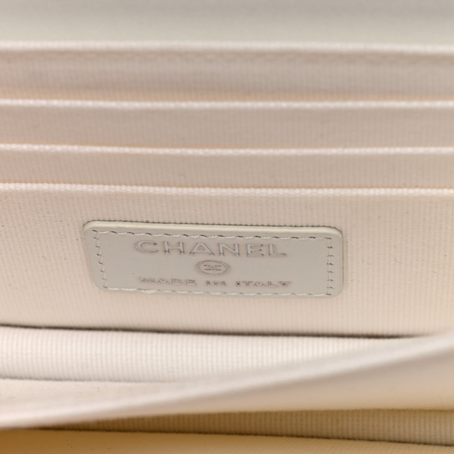 Chanel Lambskin Quilted Mini Pearl Wallet On Chain WOC White