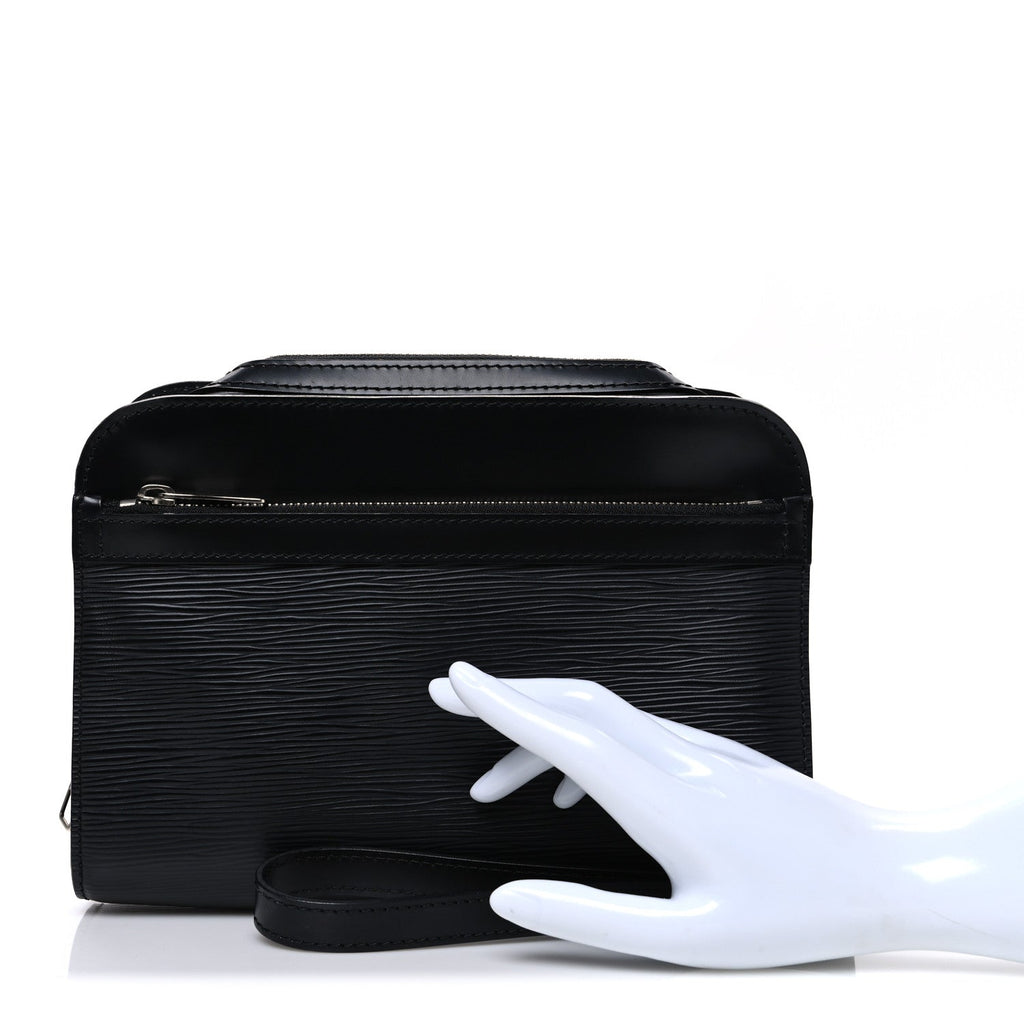 Louis Vuitton Epi Hoche Wristlet Black