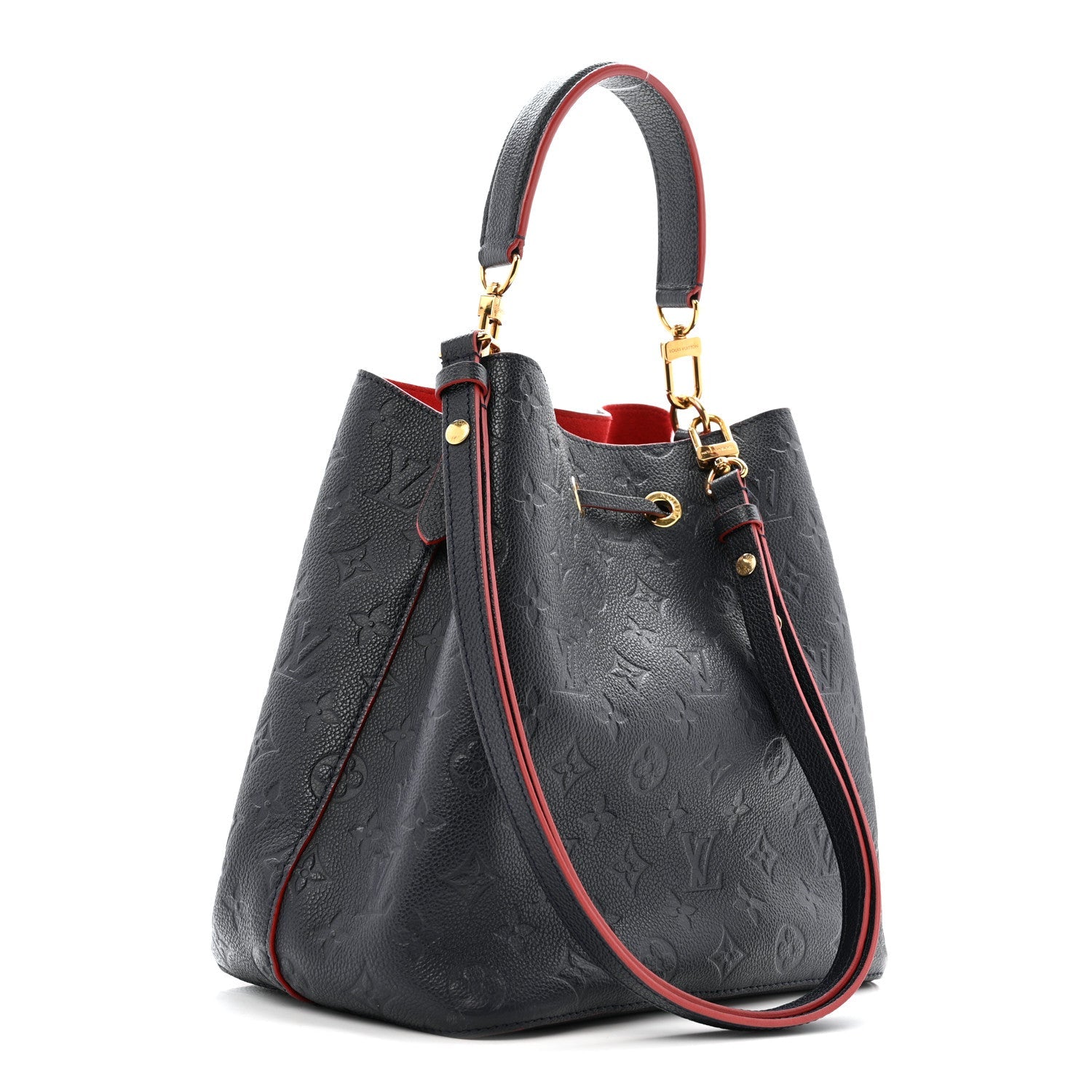 Louis Vuitton Empreinte Neonoe MM Marine Rouge