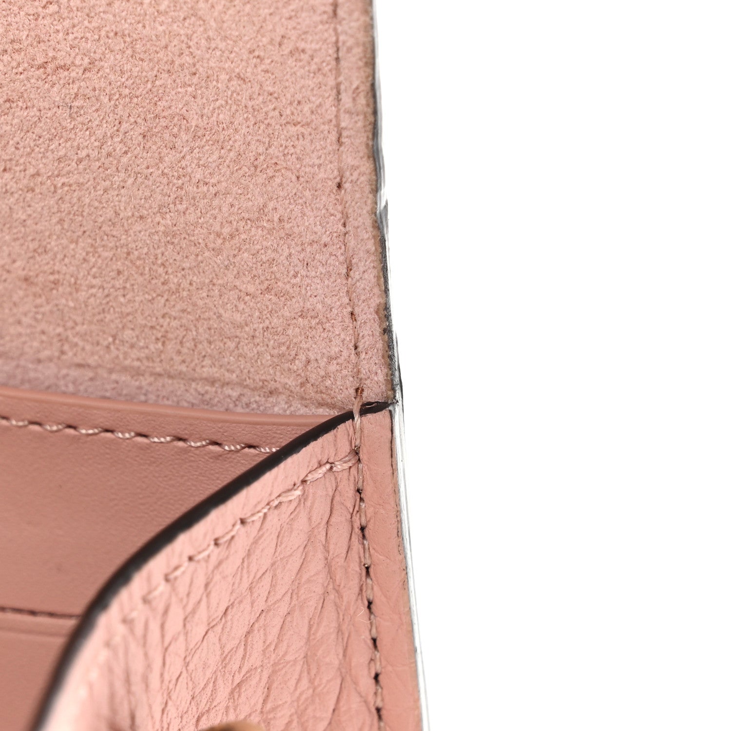 Louis Vuitton Damier Ebene Croisette Chain Wallet Magnolia