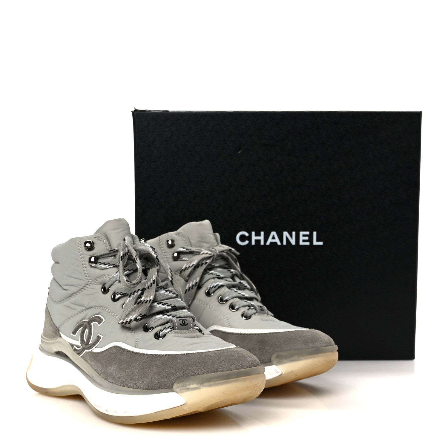 Fabric Suede Womens CC Sneakers 39 Grey