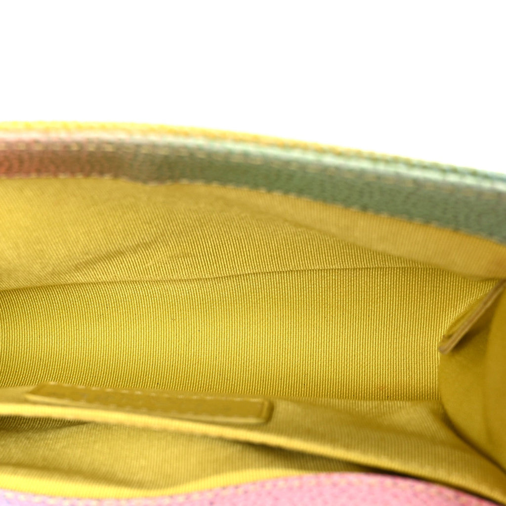 Chanel Caviar Quilted Small Cuba Rainbow Boy Flap Multicolor